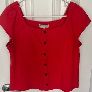 Madewell shirt with front buttons
